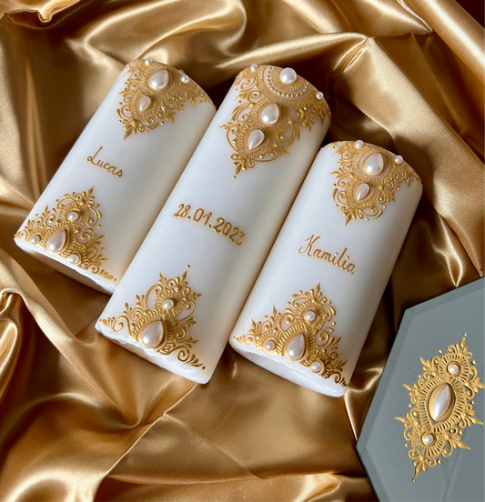 Coffret Bougies Trio - Kamilia