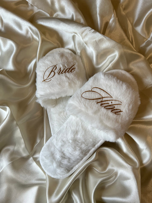 Bride - Chaussons fourrure