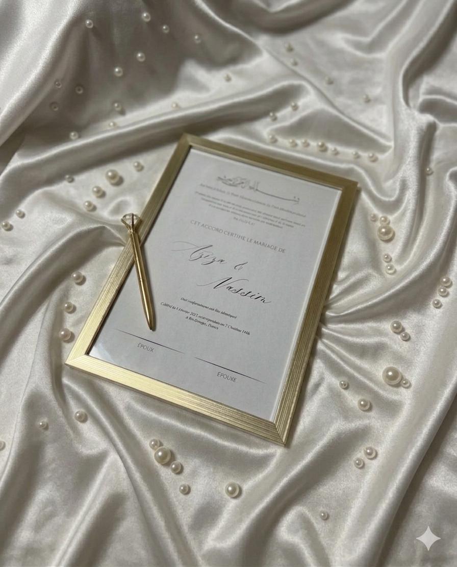 Certificat de Mariage - Signature